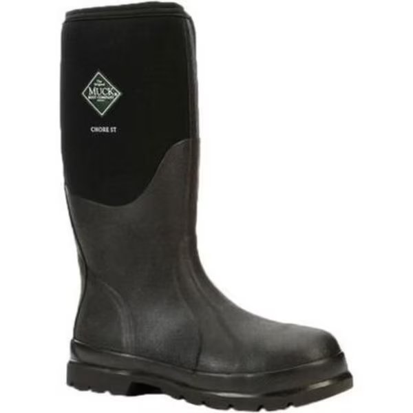 Chore Hi Steel Toe, Black, 13, PR, MUCK BOOT CO, Mfr# CHS-000A-BLK-130